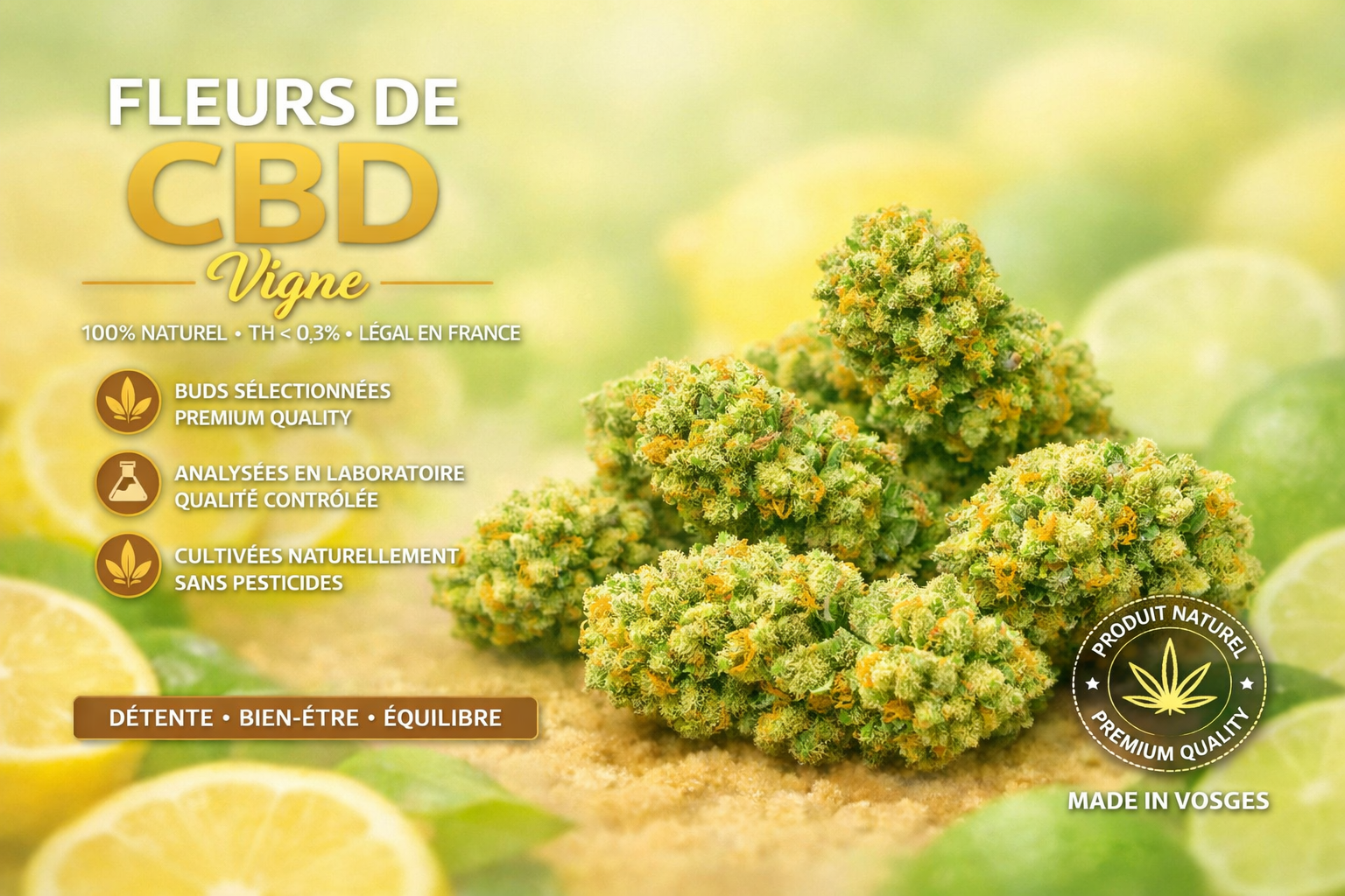Fleurs CBD (Vigne)